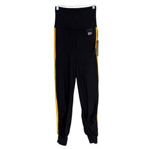 Kiya Tomlin x NFL Kansas City Chiefs Jogger Black Red Yellow Stripes XS NEW